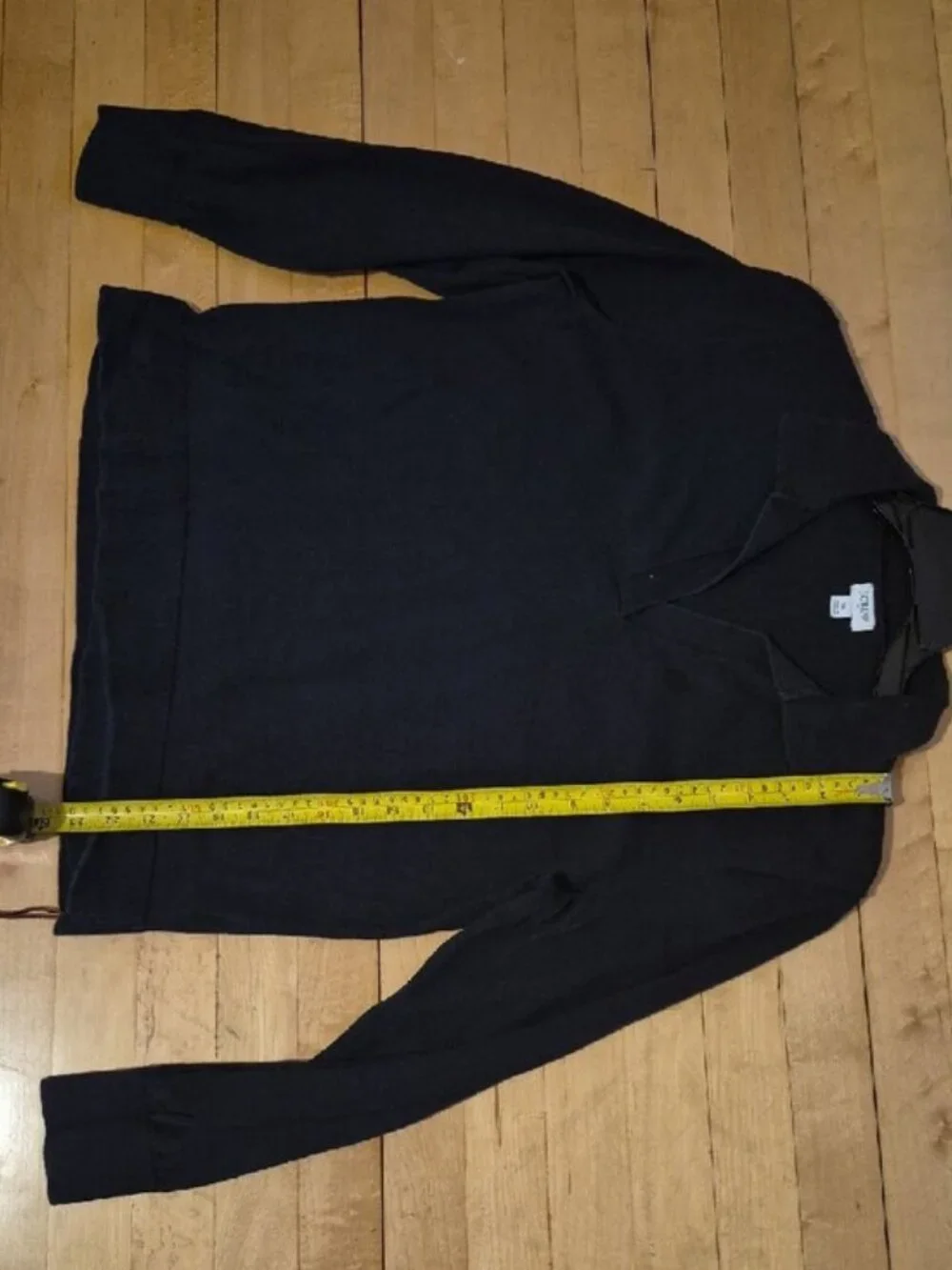 J. Crew Black Collared Pullover Sweater